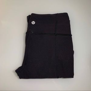 Lululemon reversible wide leg yoga pant / leggings